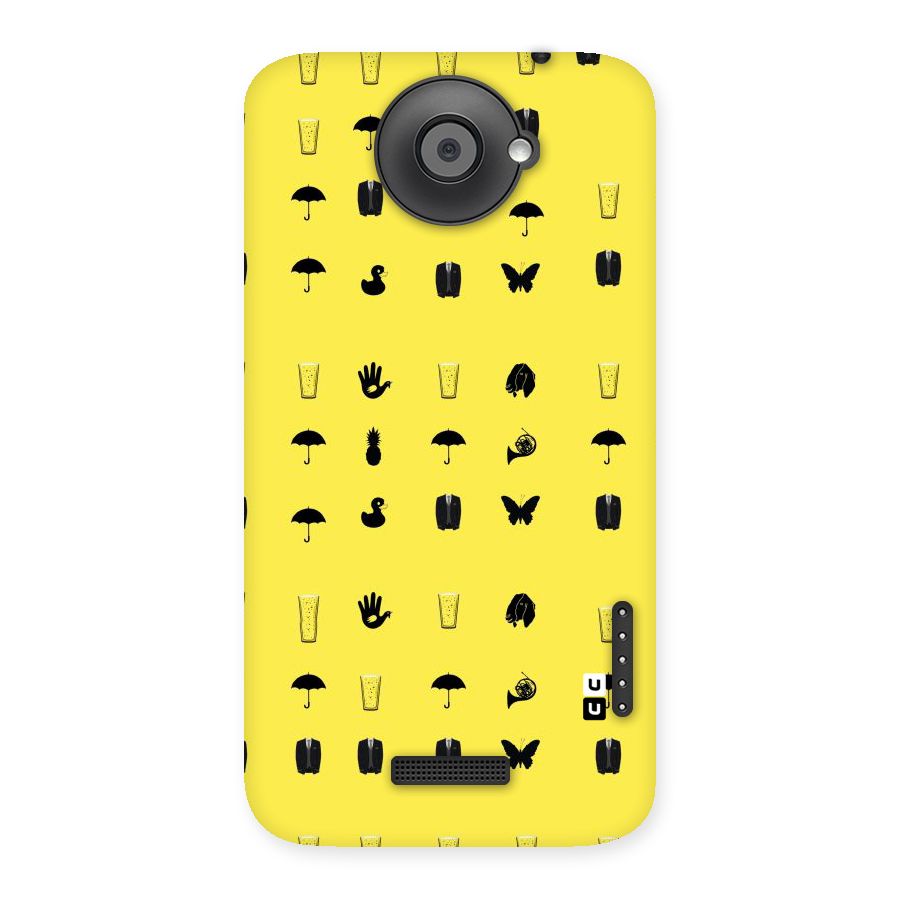 Glass Pattern Back Case for HTC One X