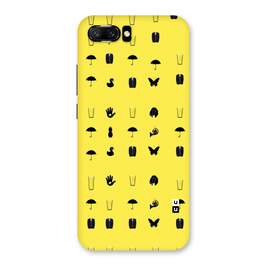 Glass Pattern Back Case for Honor 10