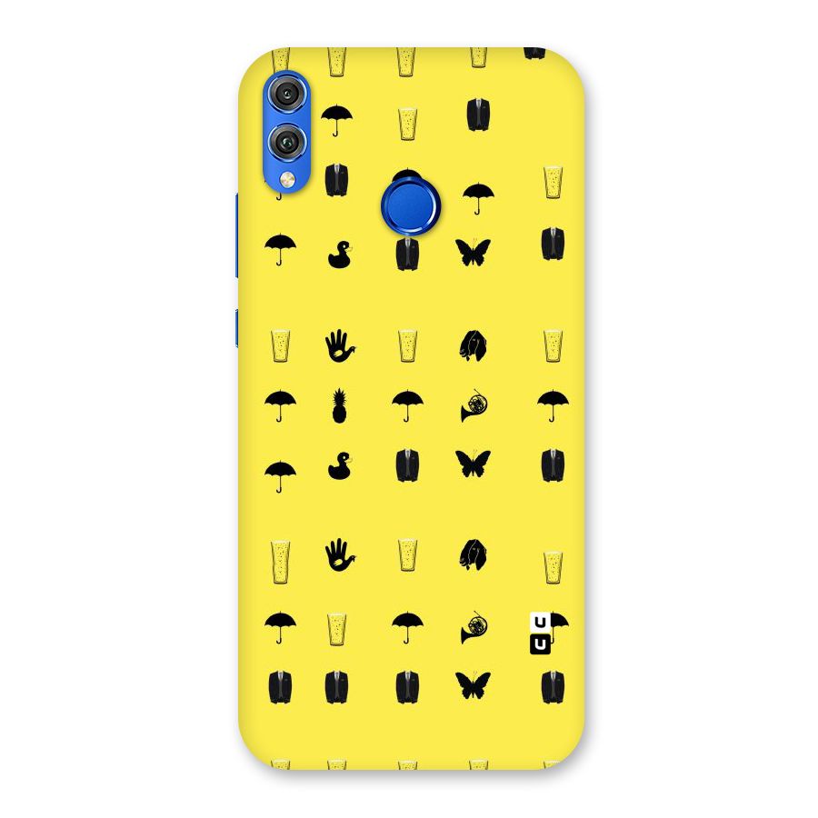 Glass Pattern Back Case for Honor 8X