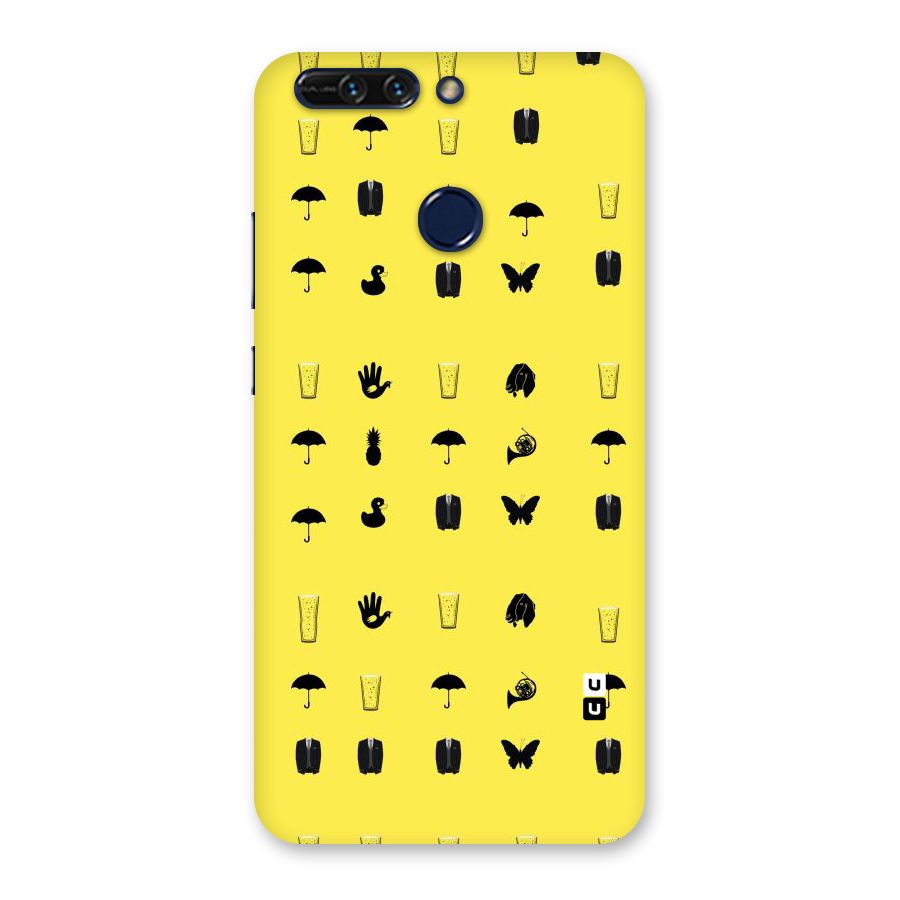 Glass Pattern Back Case for Honor 8 Pro
