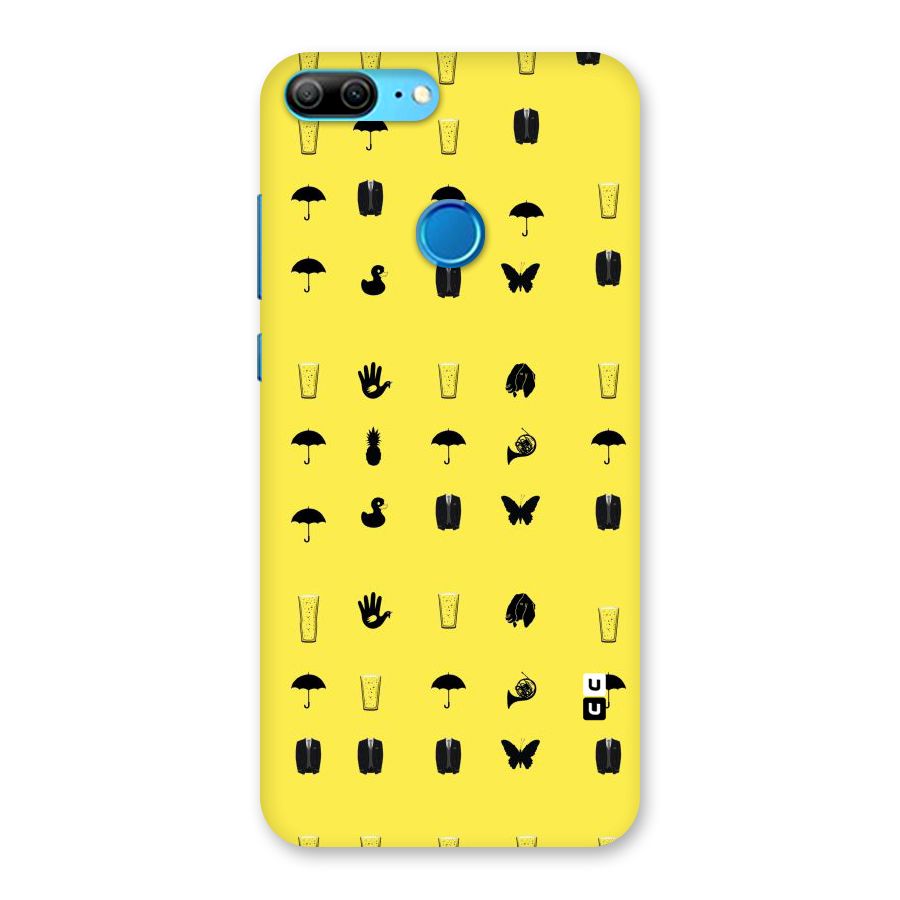 Glass Pattern Back Case for Honor 9 Lite