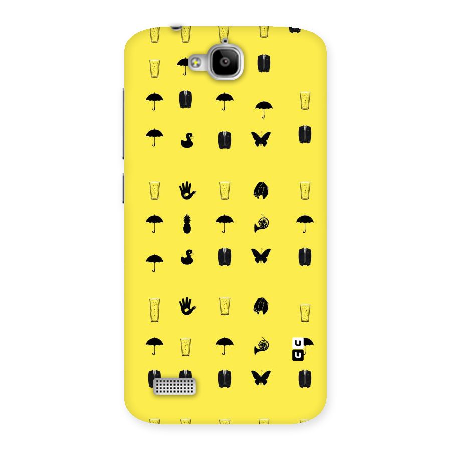 Glass Pattern Back Case for Honor Holly