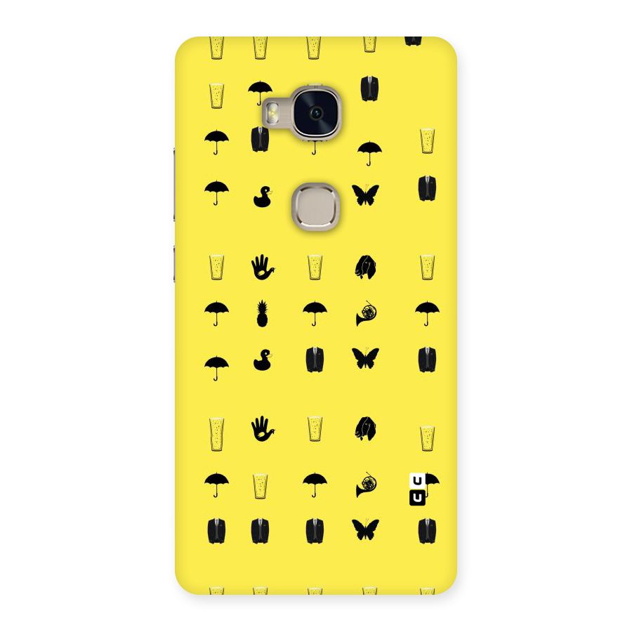 Glass Pattern Back Case for Huawei Honor 5X