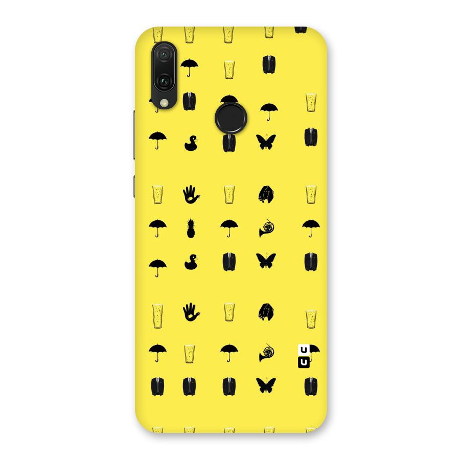 Glass Pattern Back Case for Huawei Y9 (2019)