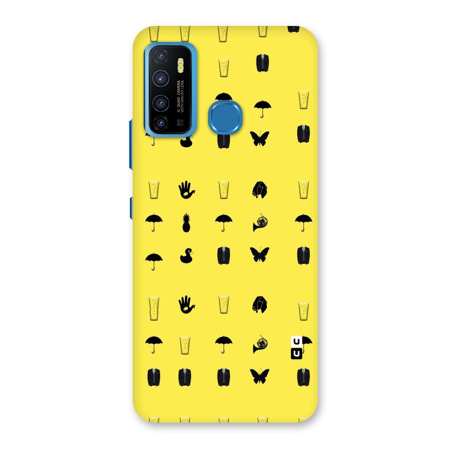 Glass Pattern Back Case for Infinix Hot 9