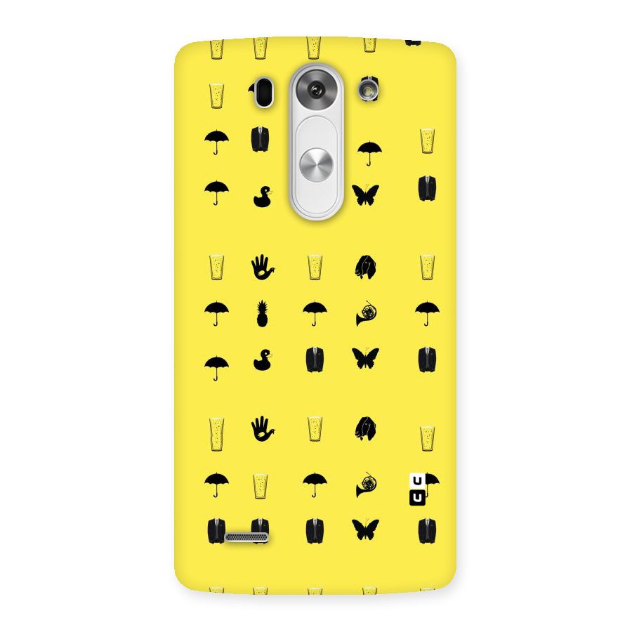 Glass Pattern Back Case for LG G3 Mini