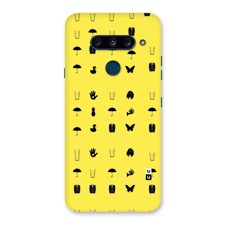 Glass Pattern Back Case for LG  V40 ThinQ