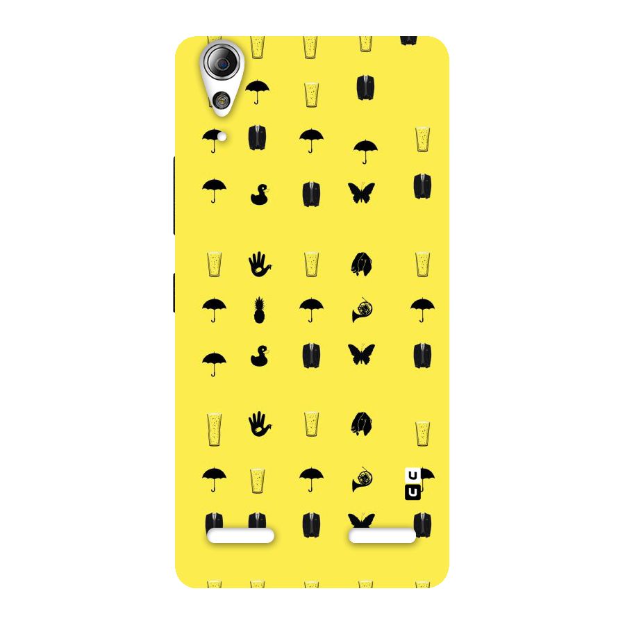 Glass Pattern Back Case for Lenovo A6000 Plus