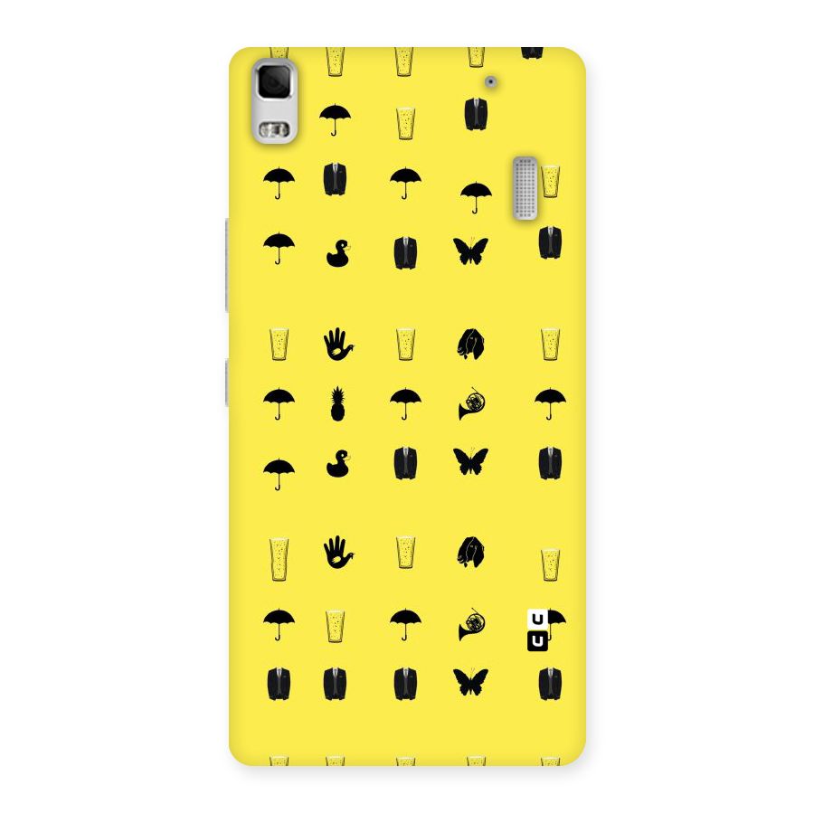 Glass Pattern Back Case for Lenovo K3 Note
