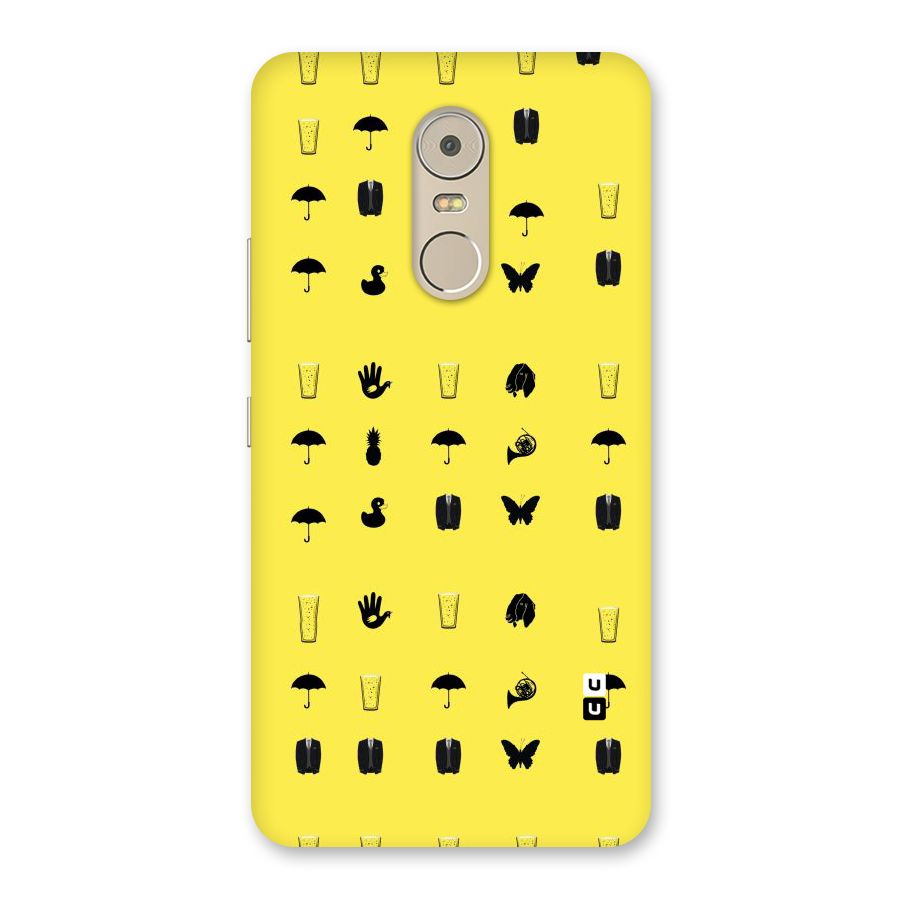 Glass Pattern Back Case for Lenovo K6 Note
