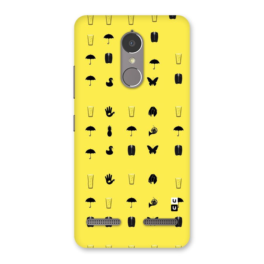 Glass Pattern Back Case for Lenovo K6 Power