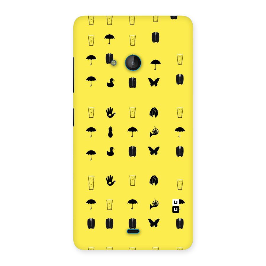 Glass Pattern Back Case for Lumia 540