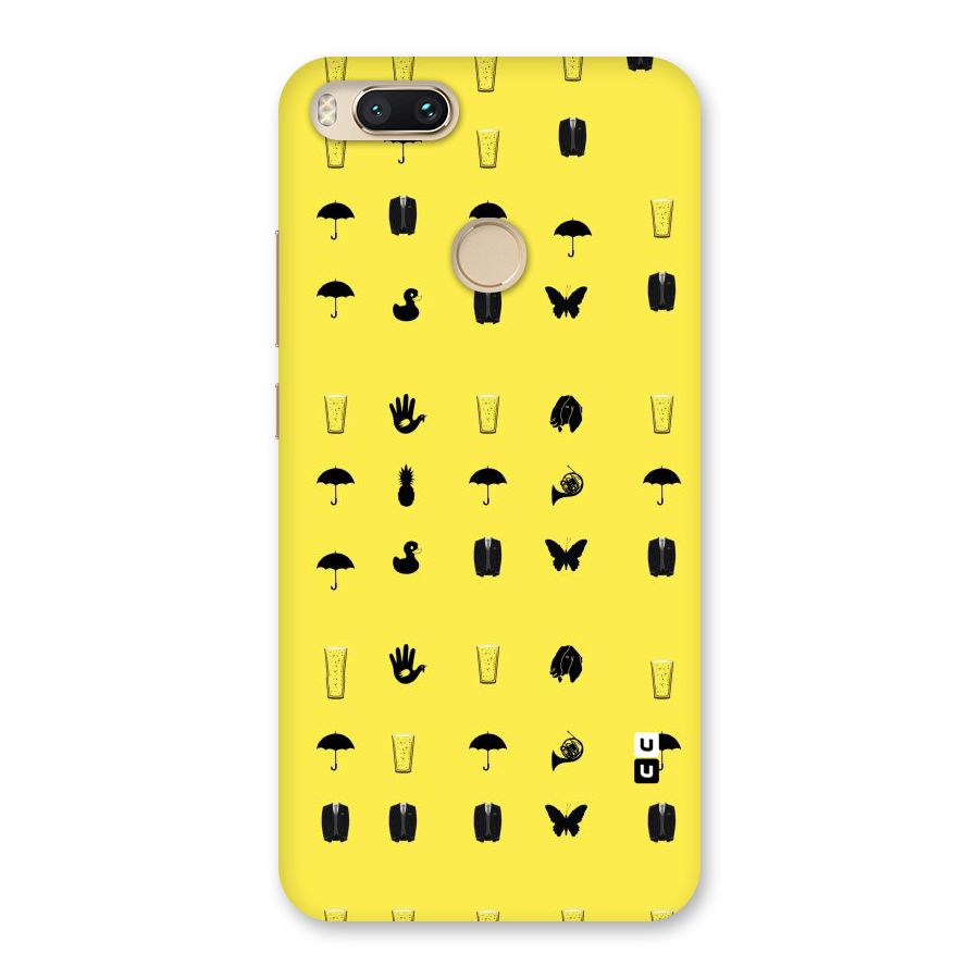 Glass Pattern Back Case for Mi A1