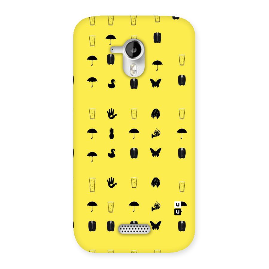 Glass Pattern Back Case for Micromax Canvas HD A116