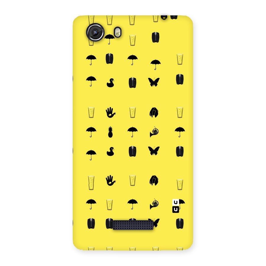 Glass Pattern Back Case for Micromax Unite 3