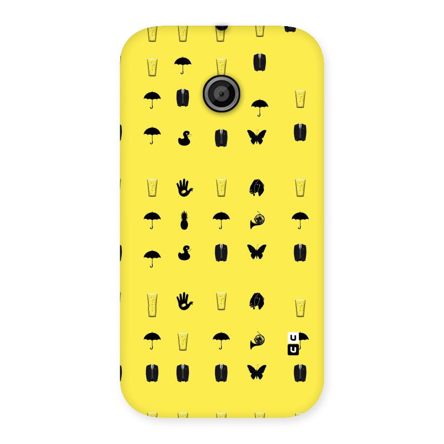 Glass Pattern Back Case for Moto E
