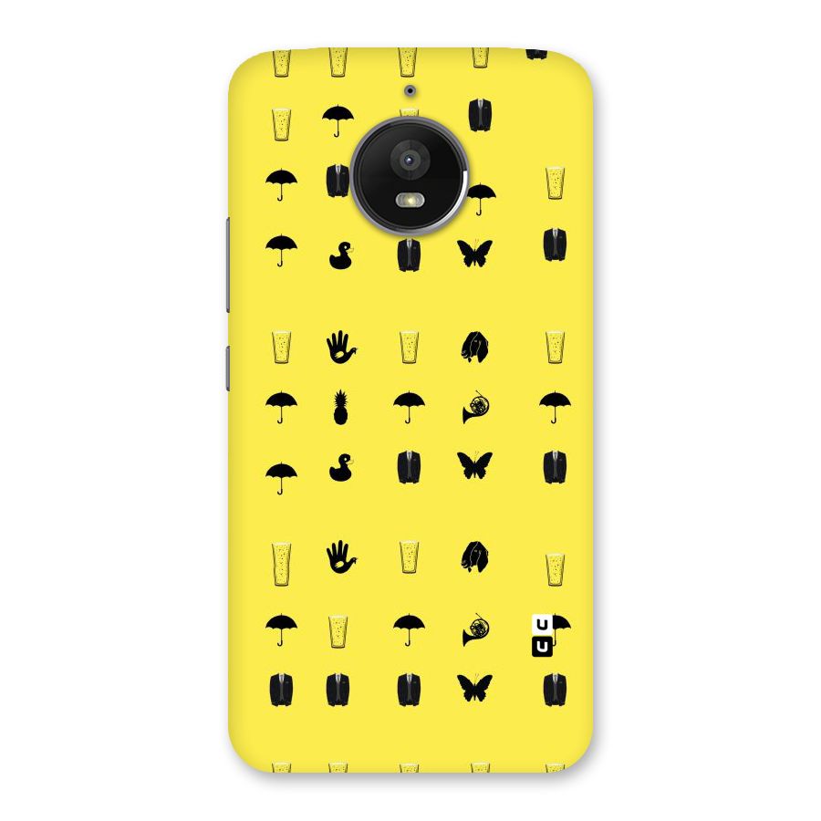 Glass Pattern Back Case for Moto E4 Plus