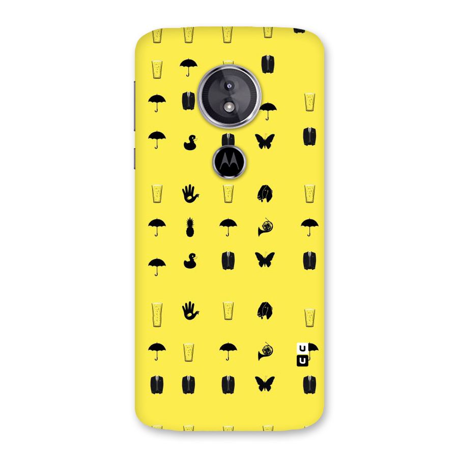 Glass Pattern Back Case for Moto E5