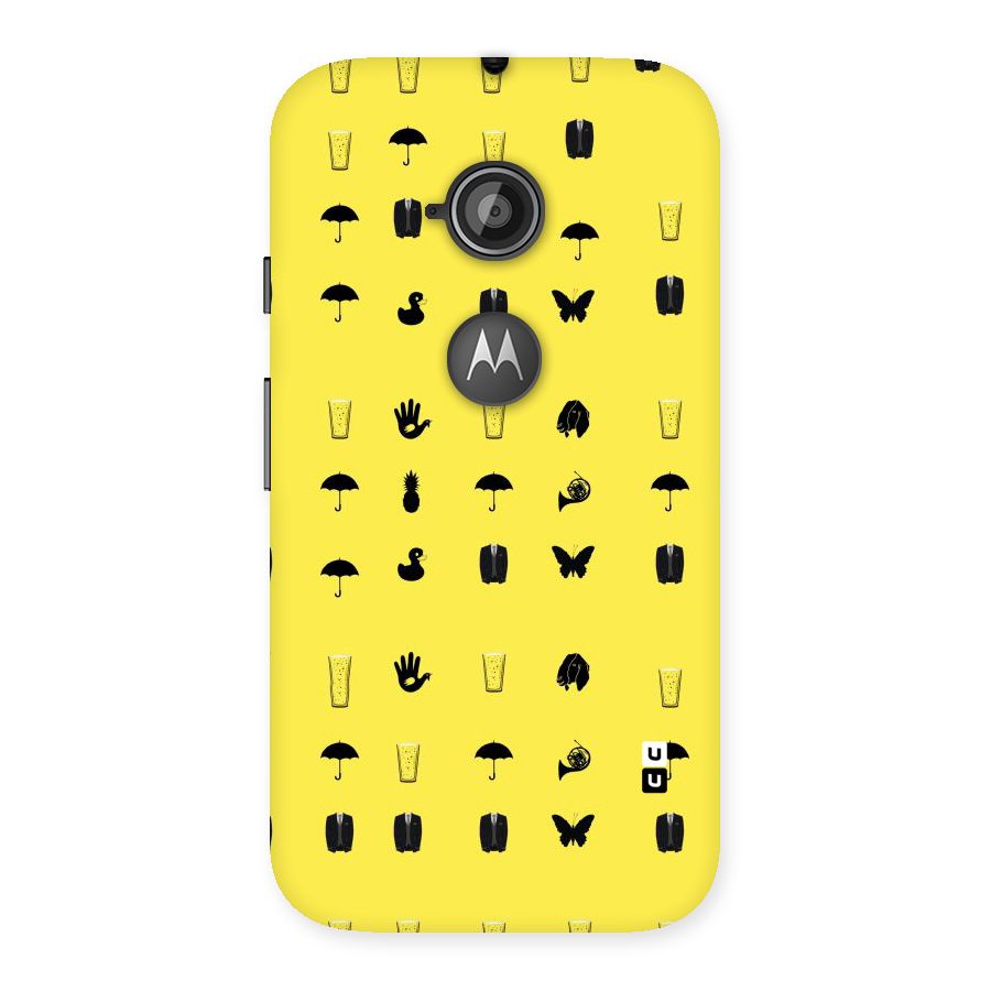 Glass Pattern Back Case for Moto E 2nd Gen