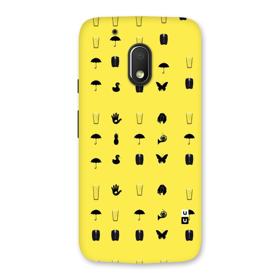 Glass Pattern Back Case for Moto G4 Play