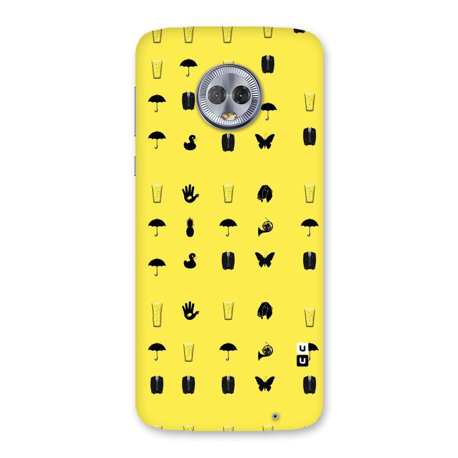 Glass Pattern Back Case for Moto G6 Plus