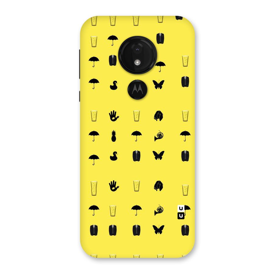 Glass Pattern Back Case for Moto G7 Power
