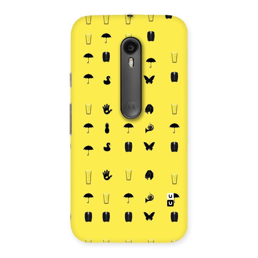 Glass Pattern Back Case for Moto G Turbo
