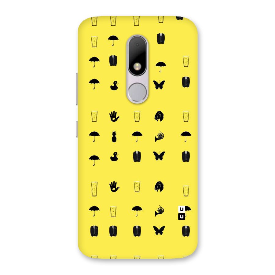 Glass Pattern Back Case for Moto M