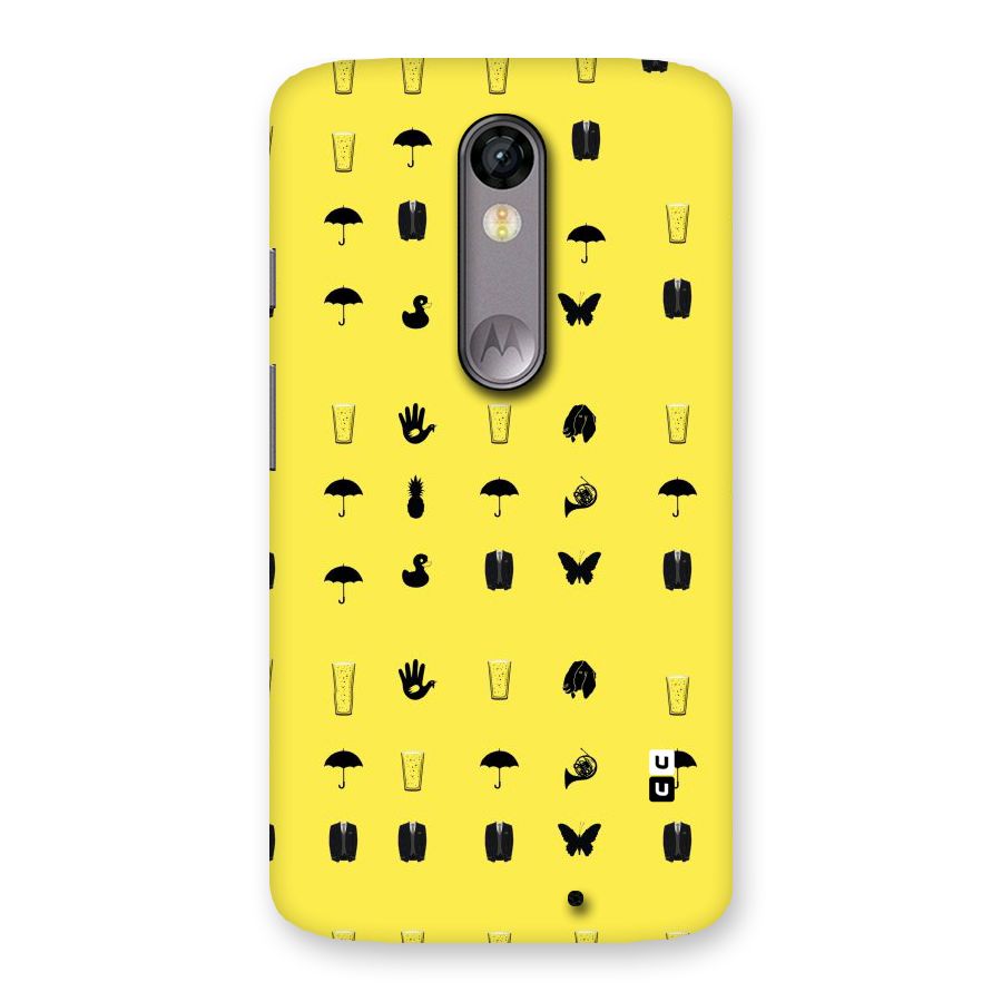 Glass Pattern Back Case for Moto X Force