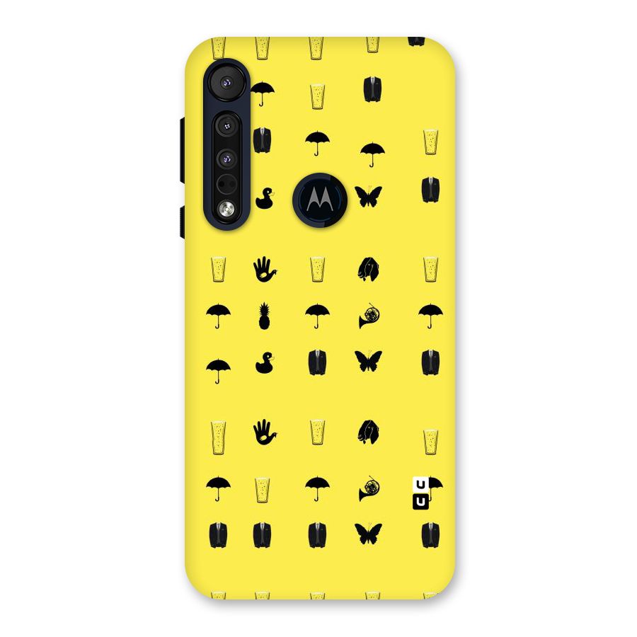 Glass Pattern Back Case for Motorola One Macro