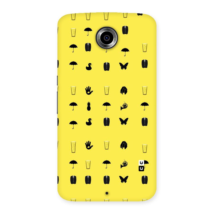 Glass Pattern Back Case for Nexsus 6