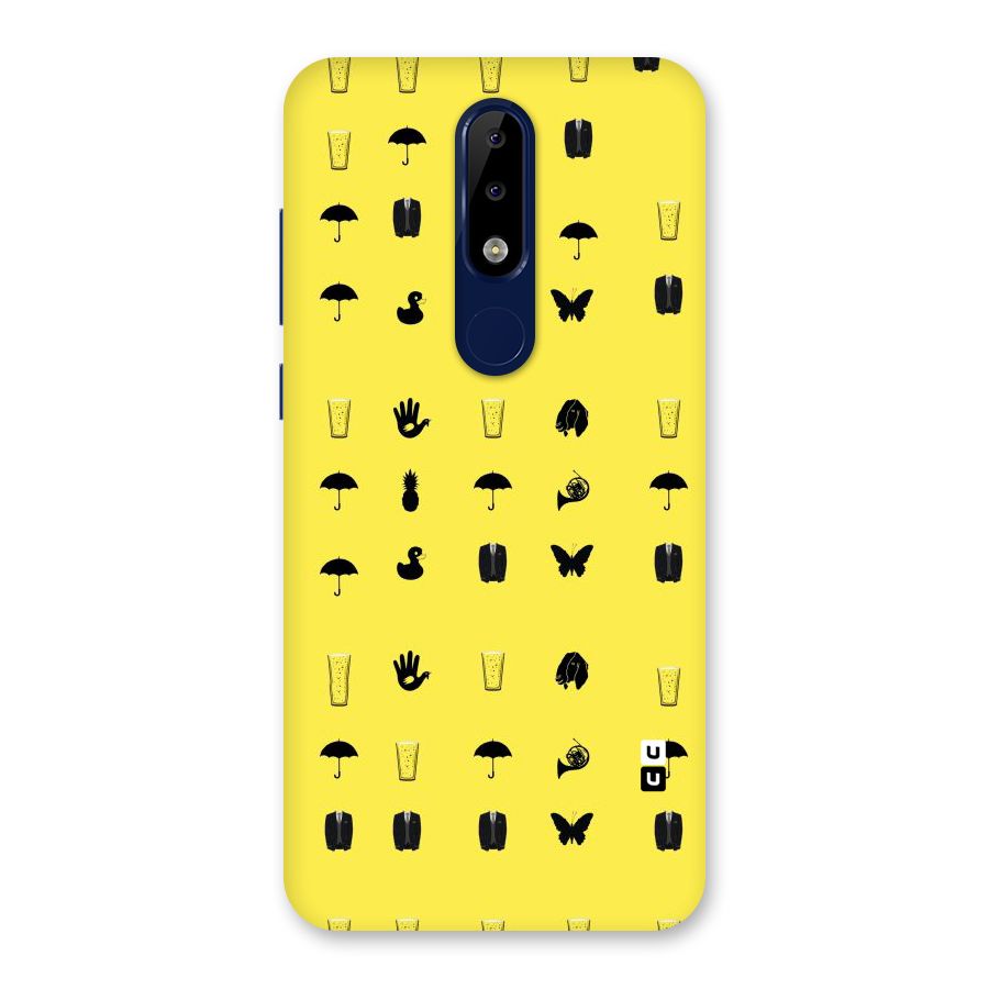 Glass Pattern Back Case for Nokia 5.1 Plus