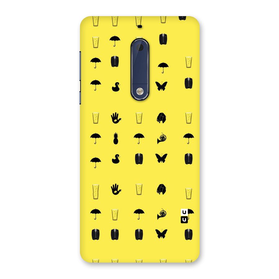 Glass Pattern Back Case for Nokia 5