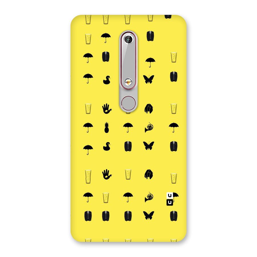 Glass Pattern Back Case for Nokia 6.1