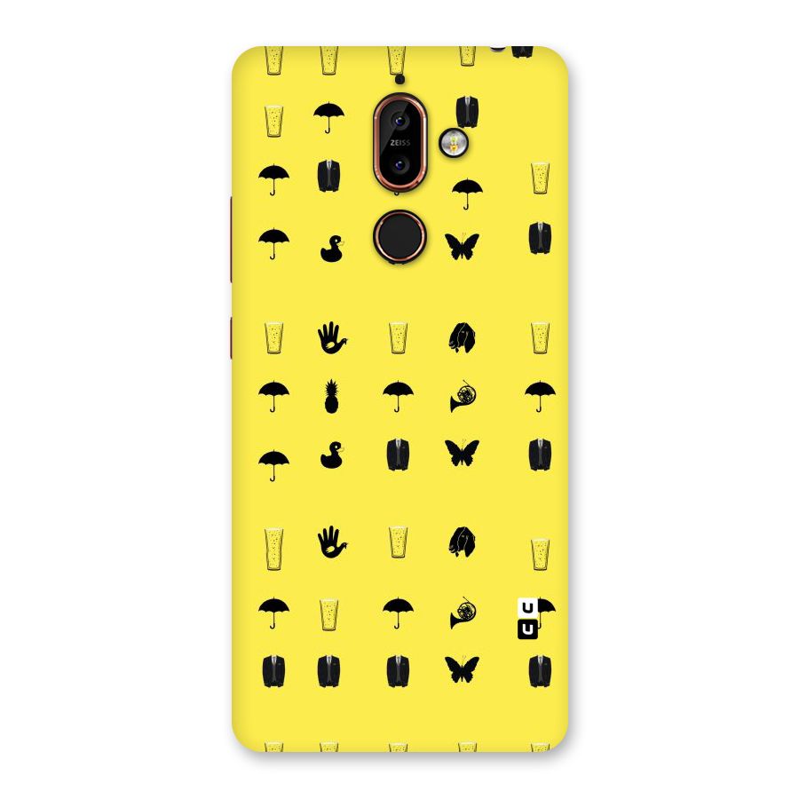 Glass Pattern Back Case for Nokia 7 Plus