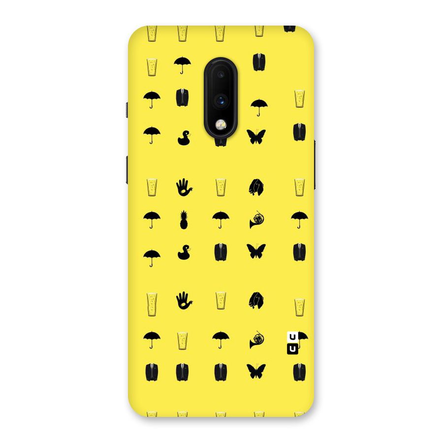 Glass Pattern Back Case for OnePlus 7