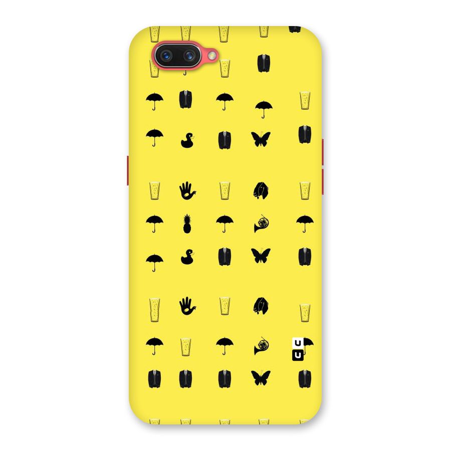 Glass Pattern Back Case for Oppo A3s