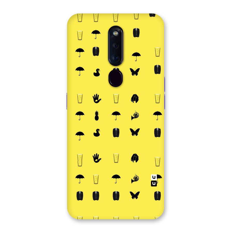 Glass Pattern Back Case for Oppo F11 Pro