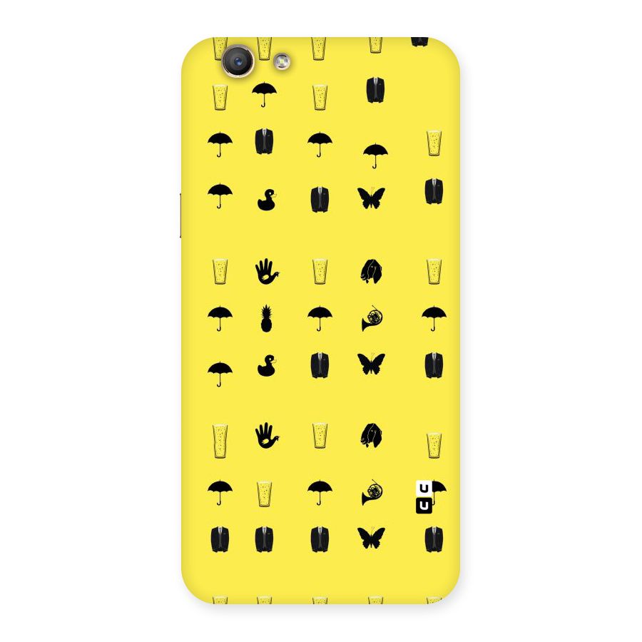 Glass Pattern Back Case for Oppo F1s
