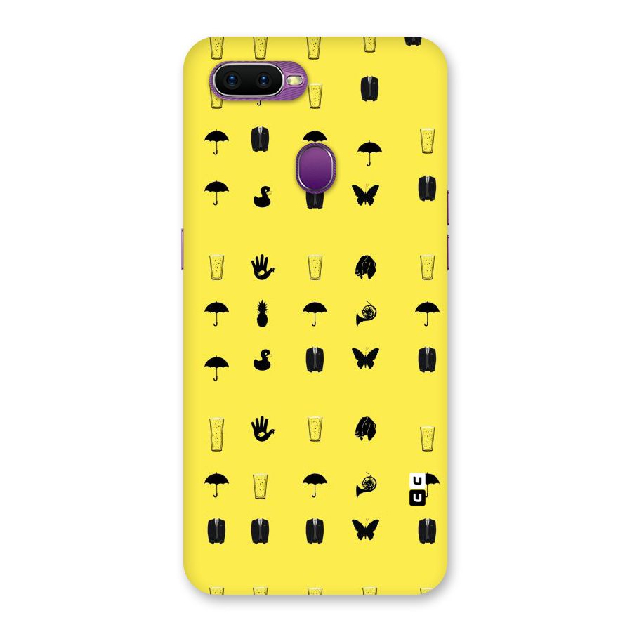 Glass Pattern Back Case for Oppo F9