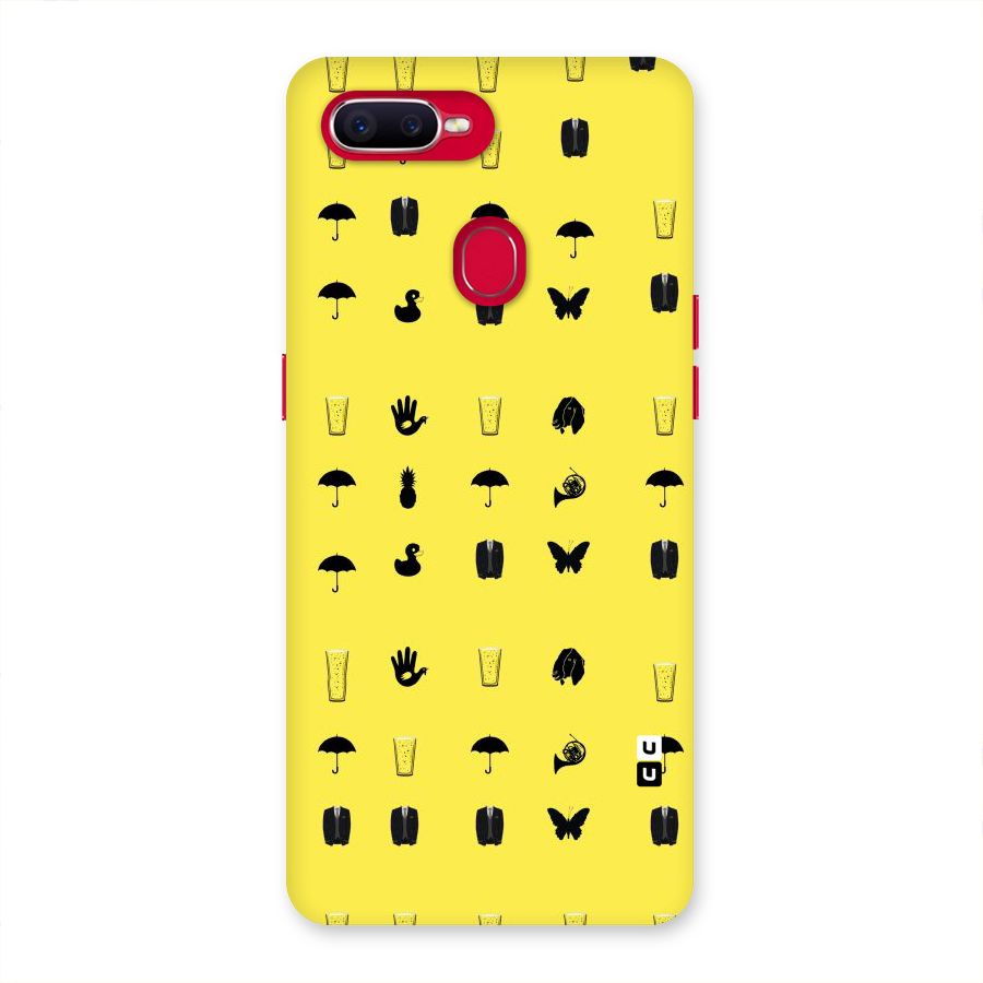 Glass Pattern Back Case for Oppo F9 Pro