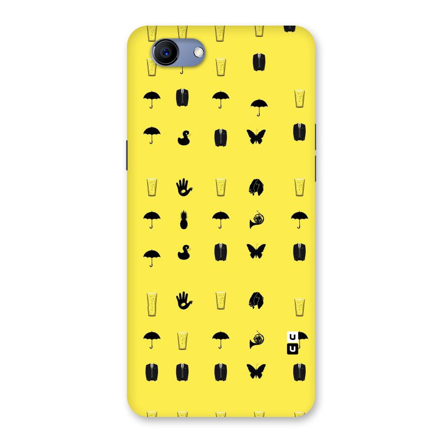 Glass Pattern Back Case for Oppo Realme 1