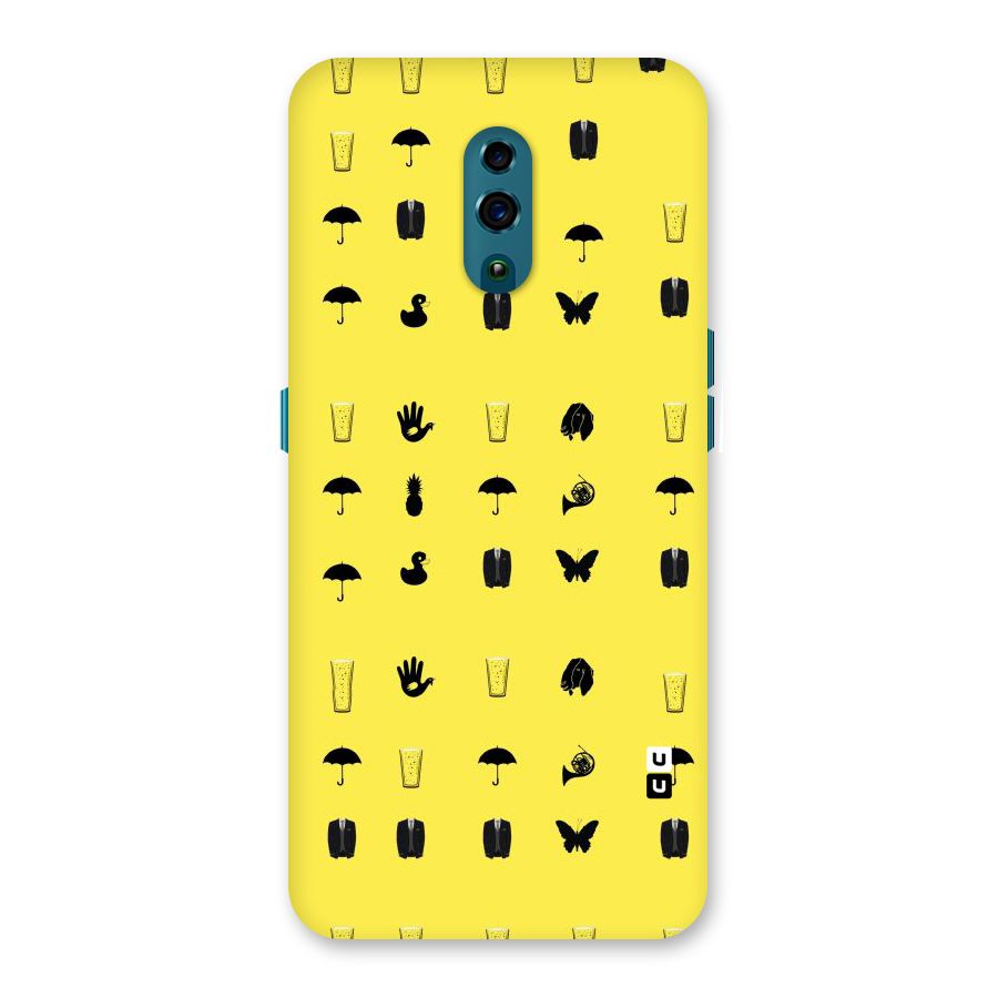 Glass Pattern Back Case for Oppo Reno