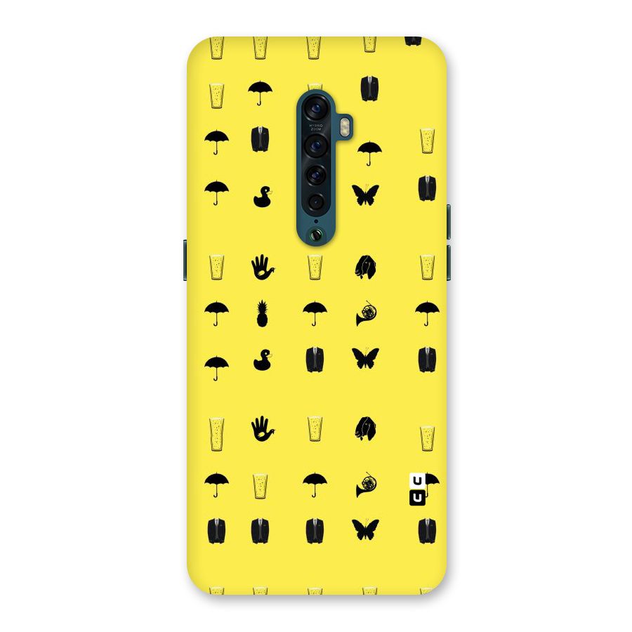 Glass Pattern Back Case for Oppo Reno2