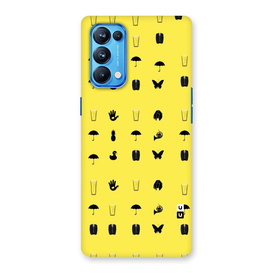 Glass Pattern Back Case for Oppo Reno5 Pro 5G