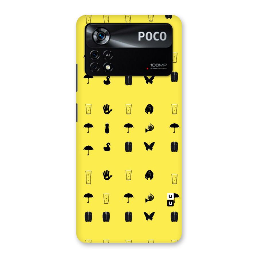 Glass Pattern Back Case for Poco X4 Pro 5G