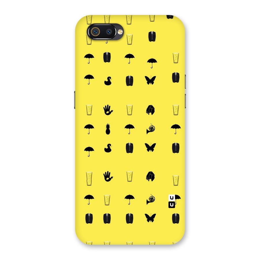 Glass Pattern Back Case for Realme C2