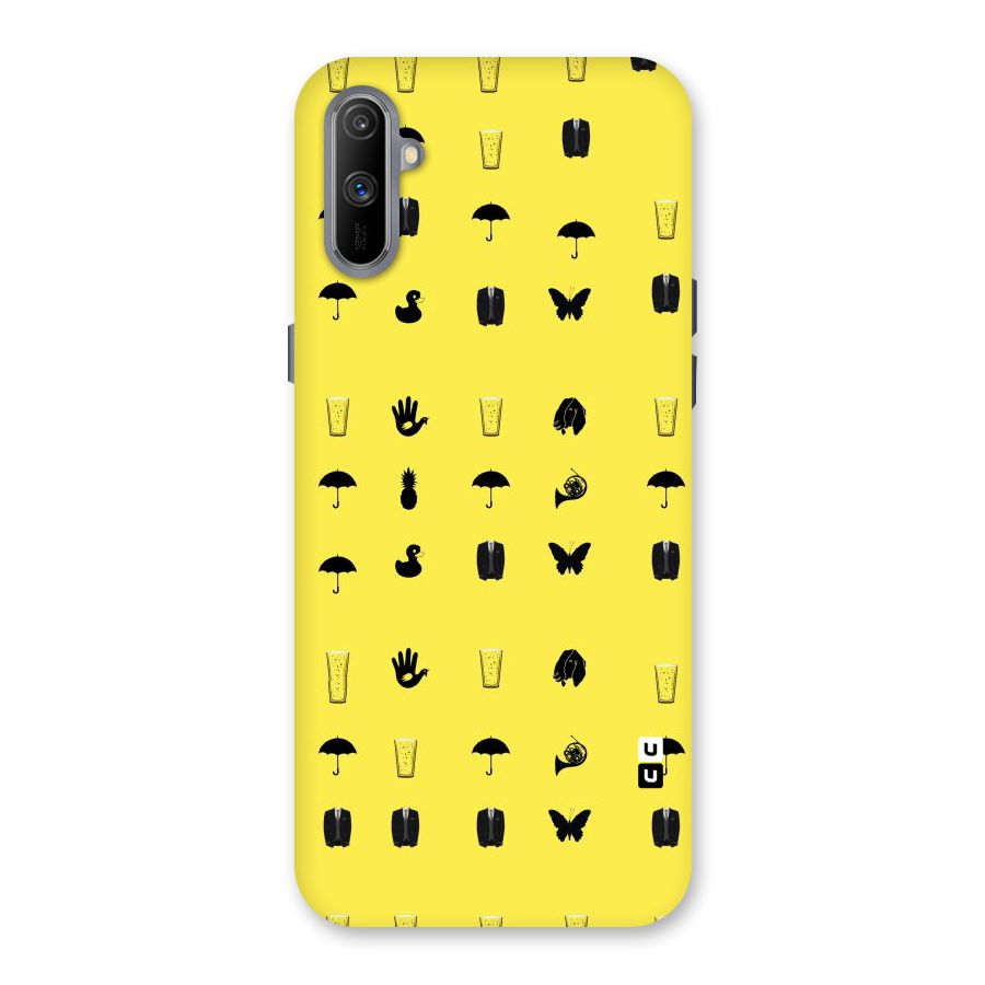 Glass Pattern Back Case for Realme C3
