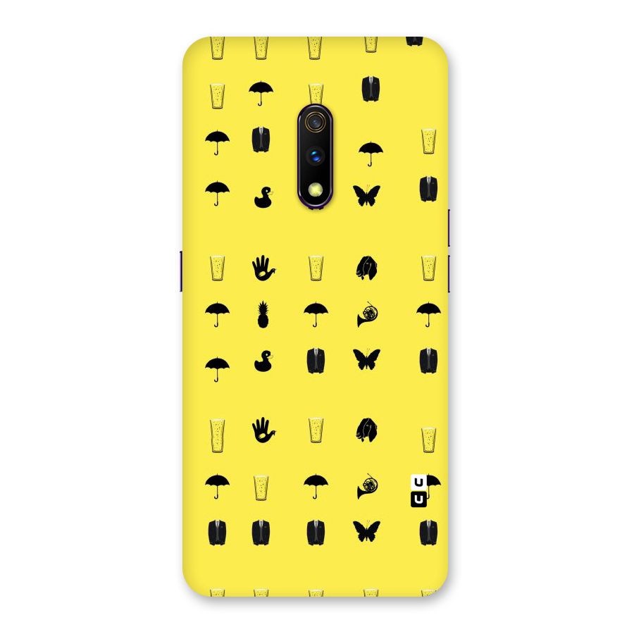 Glass Pattern Back Case for Realme X
