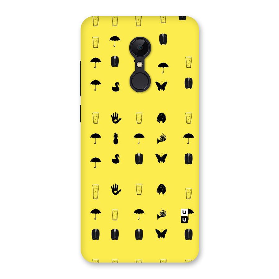 Glass Pattern Back Case for Redmi 5